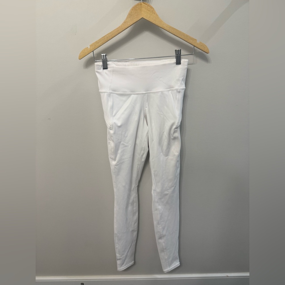 Athleta Classic White Leggings size xs